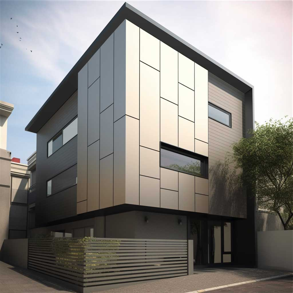 9+ ACP Sheet Exterior Design Concepts for a Striking Facade • 333 ...