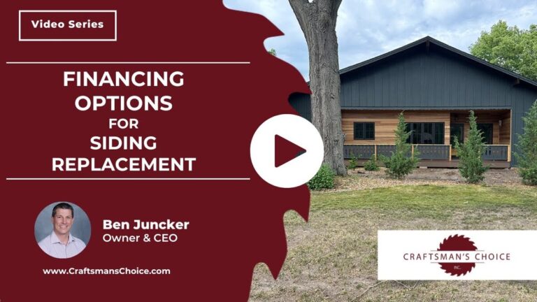 What are My Financing Options for Siding Replacement in Minnesota?